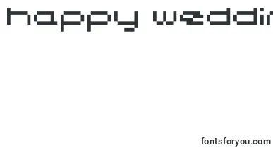 Somybmp047 font – happy Wedding Day Fonts